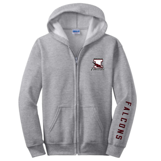 #8 Ignace Falcons Zip Up Hoodie