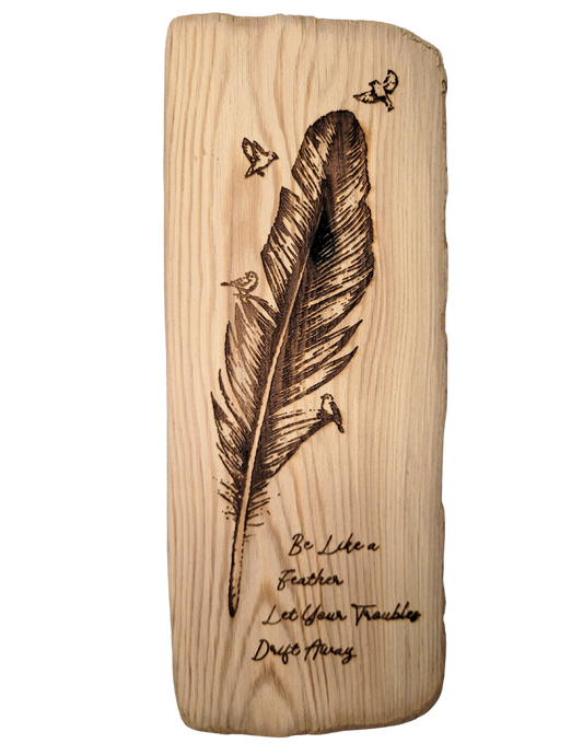 Osaquon Driftwood Series - Feather Drift